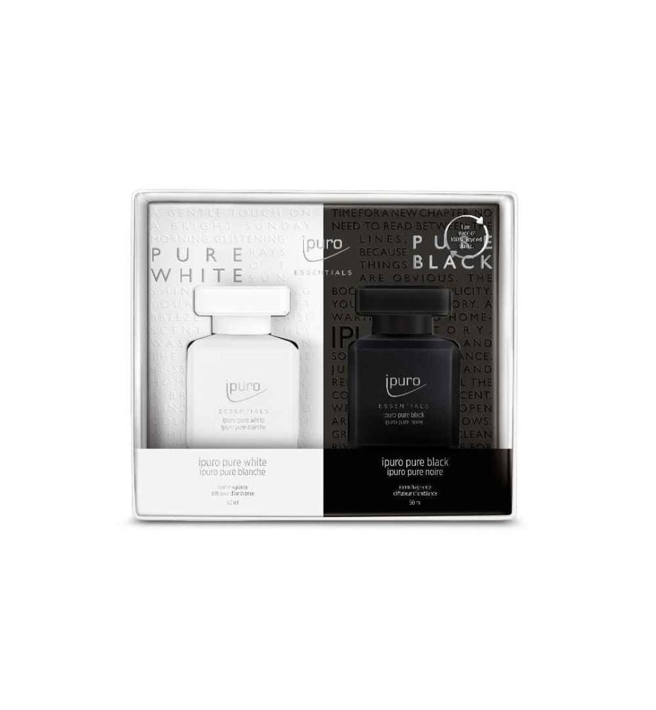IPURO - Bâtonnets parfumés Pure Black & Pure White 2 x 50 ml