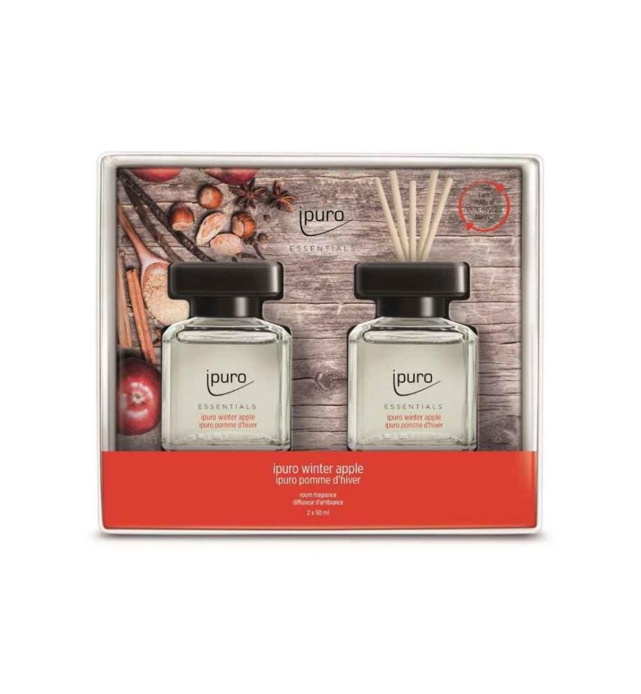 IPURO - Bâtonnets parfumés Pomme d'hiver 2 x 50 ml