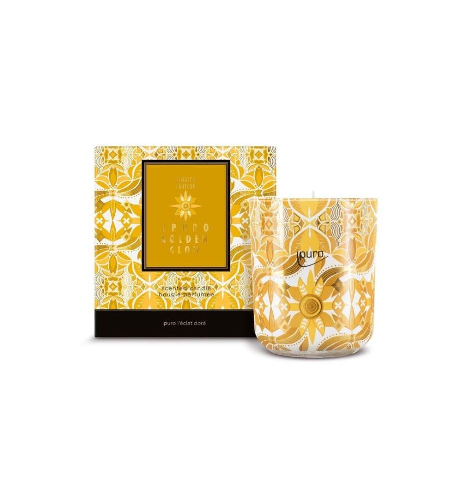 IPURO - Bougie parfumée Golden Glow 270 g