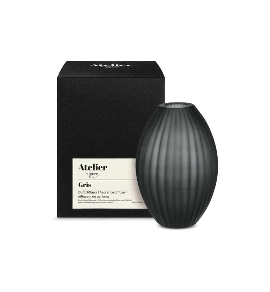 IPURO - Vase à parfum d'ambiance Gris, grand, 2400 ml