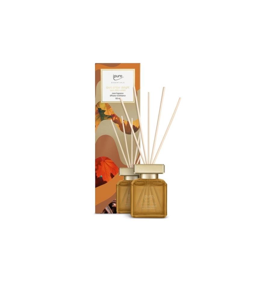 IPURO - Bâtonnets parfumés amber delight 100 ml