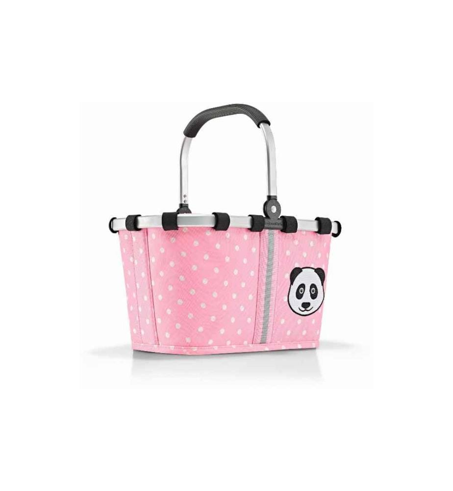 REISENTHEL - Panier Carrybag XS Kids Panda Dots Rose