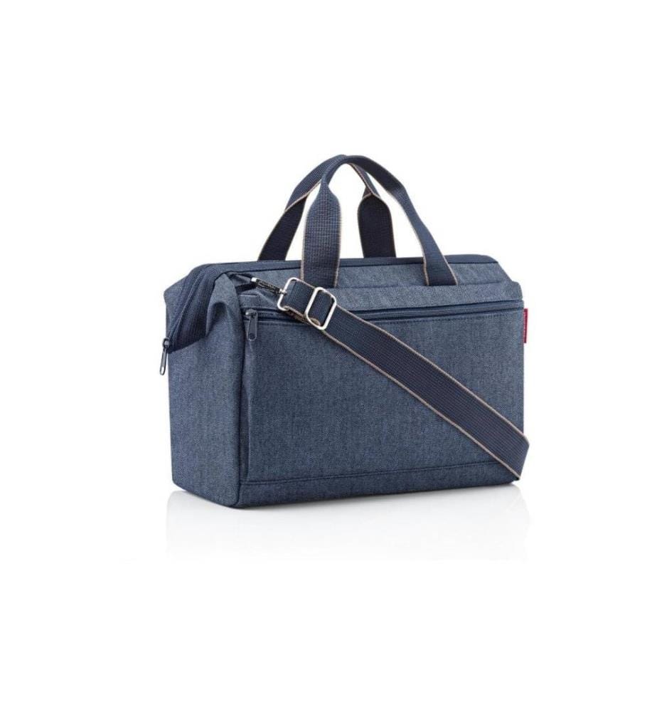 REISENTHEL - Sac à bandoulière Allrounder S pocket Bleu foncé Herringbone