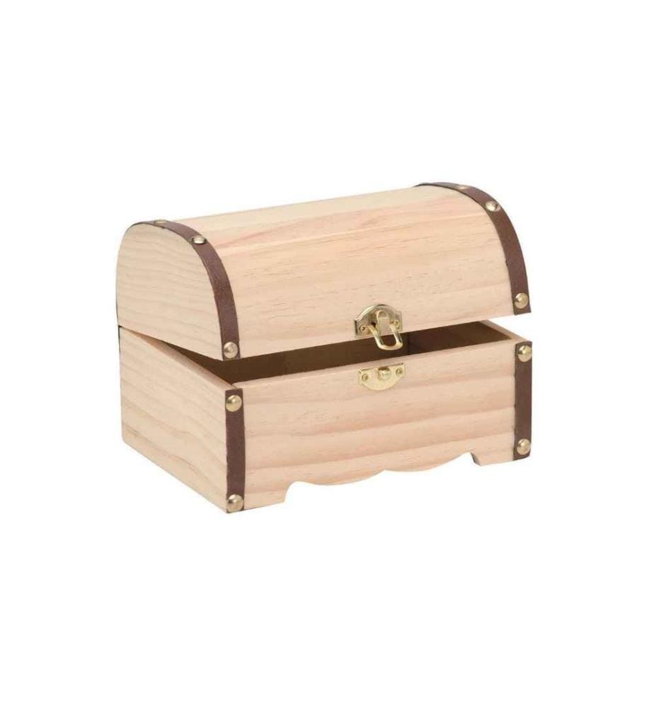 GLOREX - Article en bois Schatztruhe