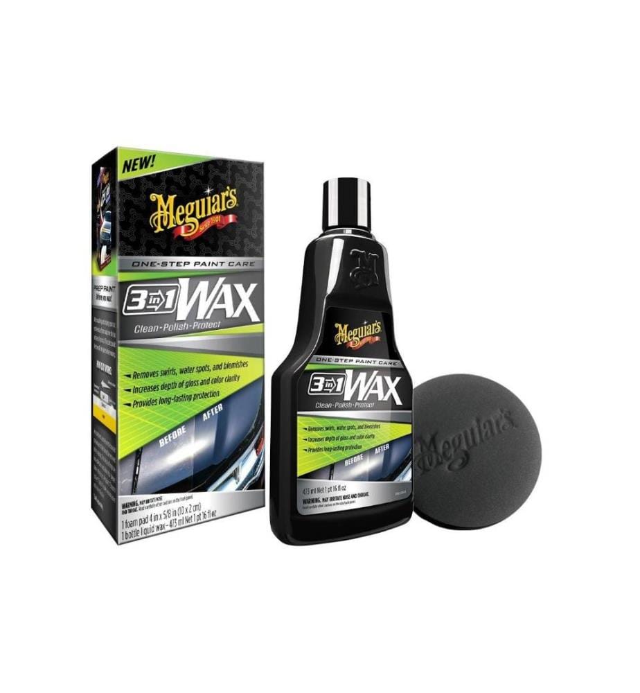 MEGUIAR'S - Cirage 3 en 1 Wax, 473 ml