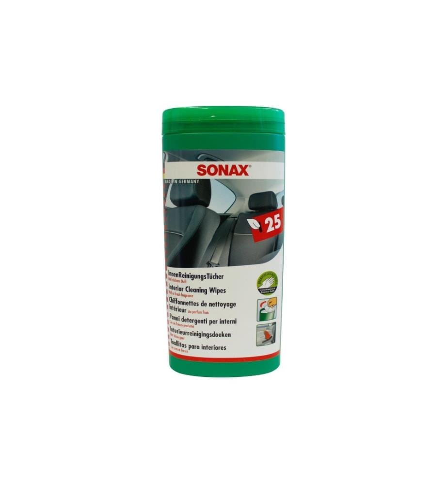SONAX - Boîte de lingettes nettoyantes, Intérieur & extérieur