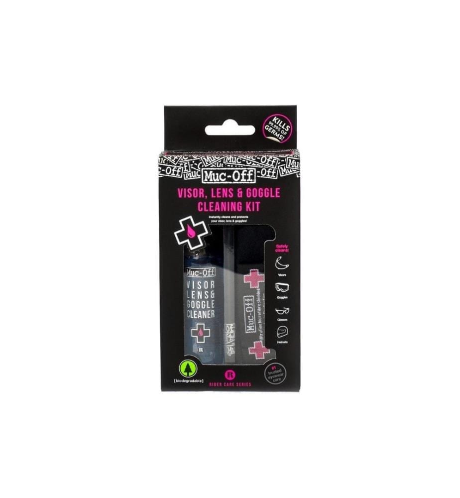 MUC-OFF - Produit de nettoyage Helmet und Visor Cleaner Kit 35 ml