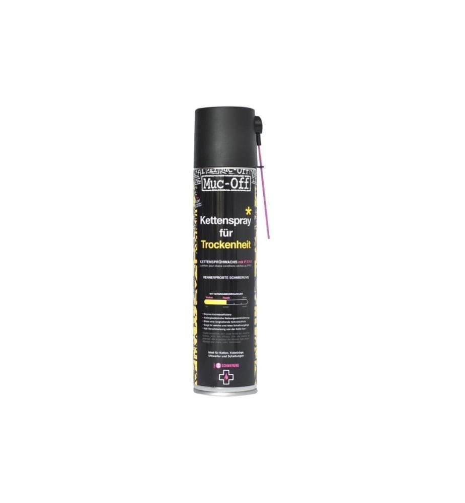 MUC-OFF - Lubrifiant pour chaîne Dry PTFE Chain Lube 400 ml