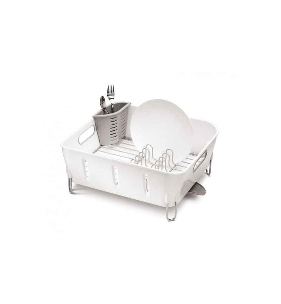 SIMPLEHUMAN - Égouttoir blanc compact