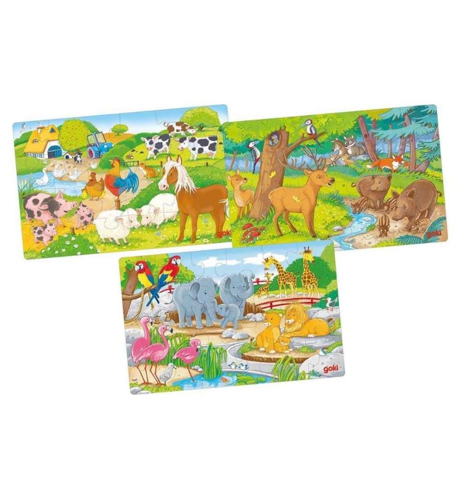 GOKI - Puzzle Animaux