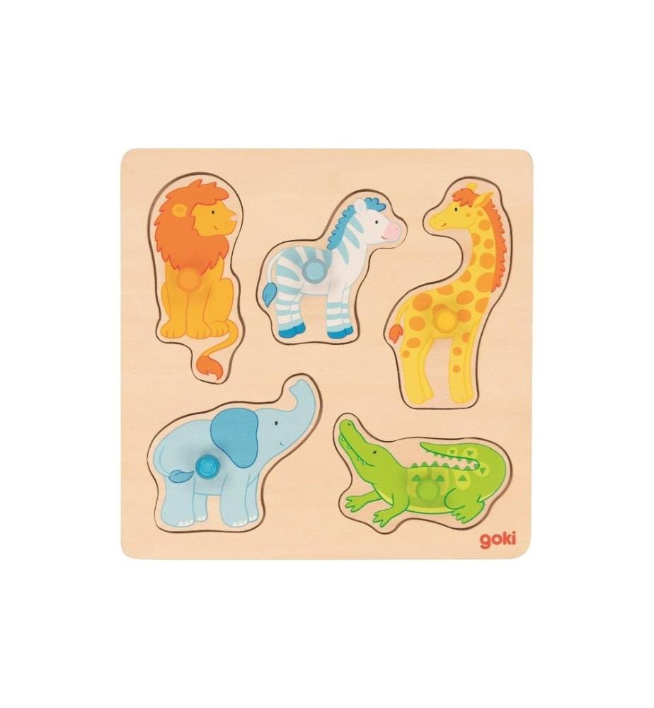 GOKI - Puzzle en bois En safari