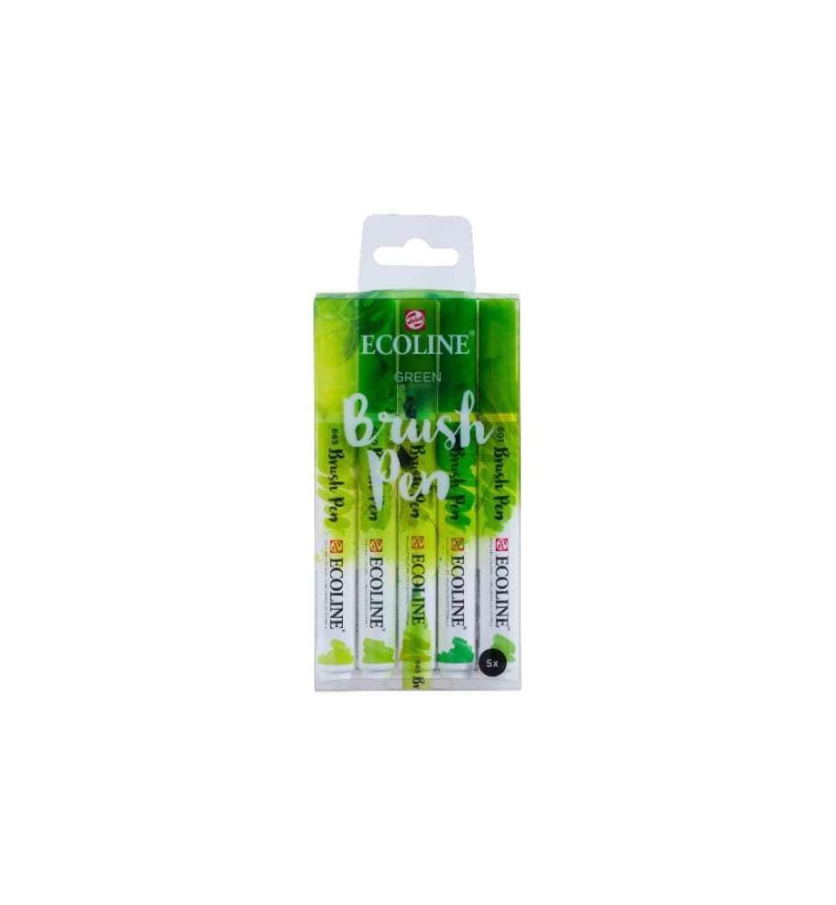 TALENS - Feutres de coloriage Ecoline Lot de 5, vert