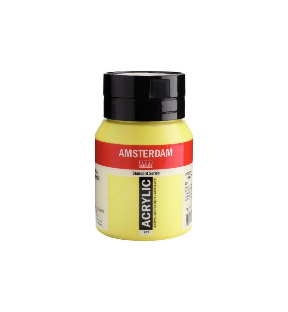 AMSTERDAM - Peinture acrylique Standard Series Citron jaune azoïque, 500 ml