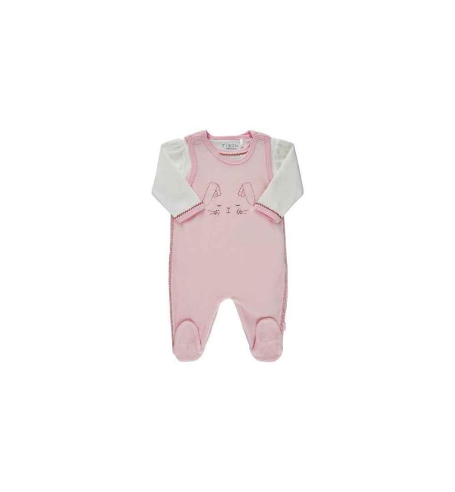 FIXONI - Barboteuse Rose clair taille 56