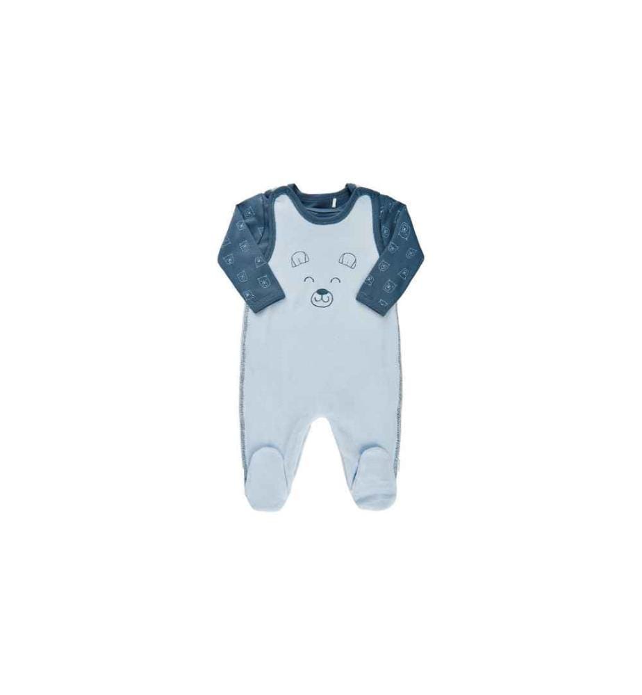 FIXONI - Barboteuse Bleu clair taille 62