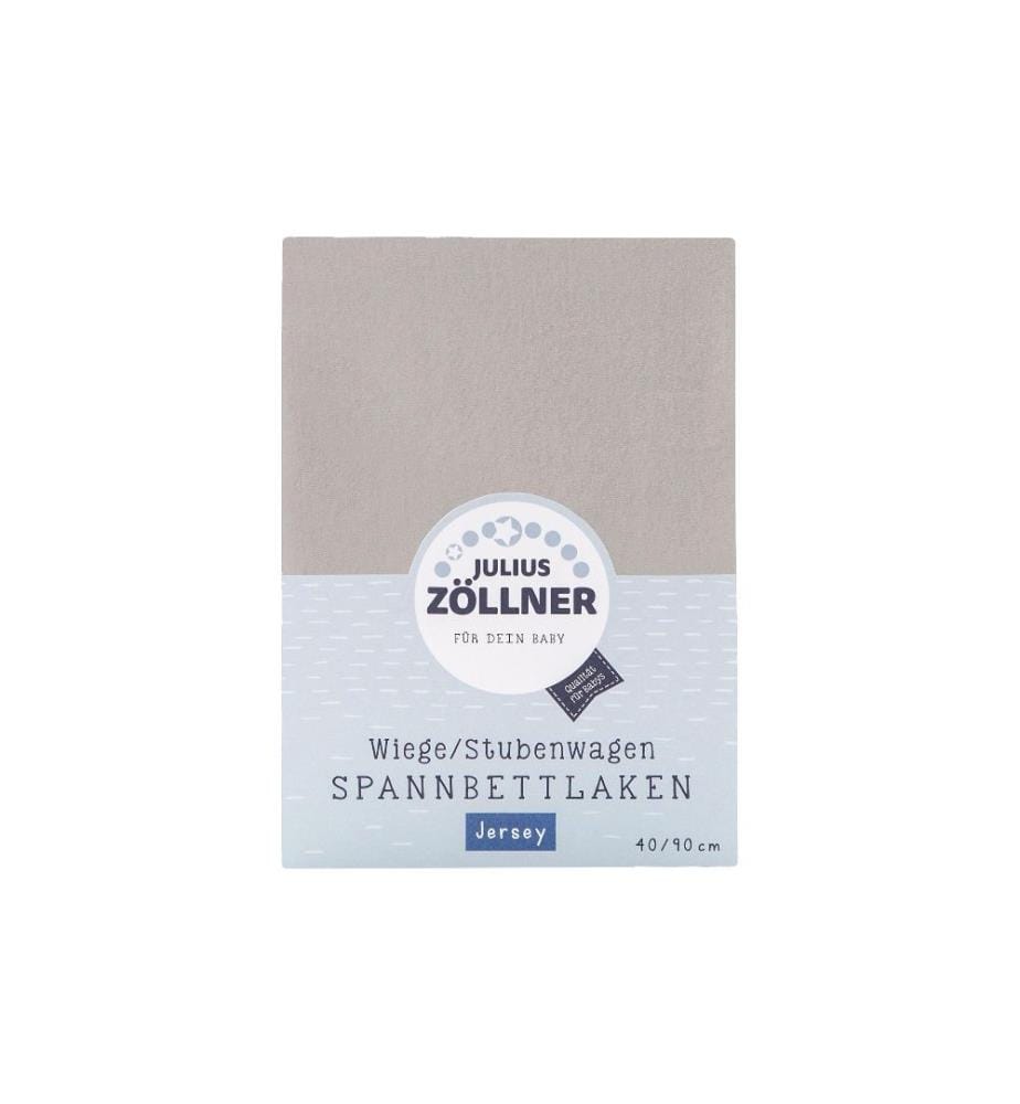 JULIUS ZÖLLNER - Drap de lin Jersey Taupe 90 x 40 cm