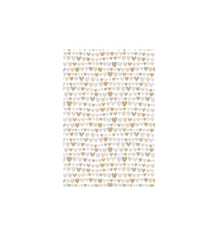 STEWO - Papier cadeau Nicoletto Brun/Gris