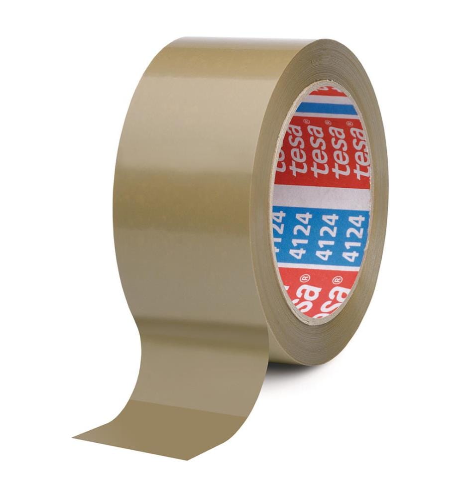 tesa® TESAPACK 4124 PVC, 66 m x 30 mm, chamois