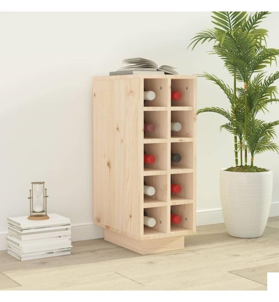Armoire à vin 23x34x61 cm Bois de pin massif