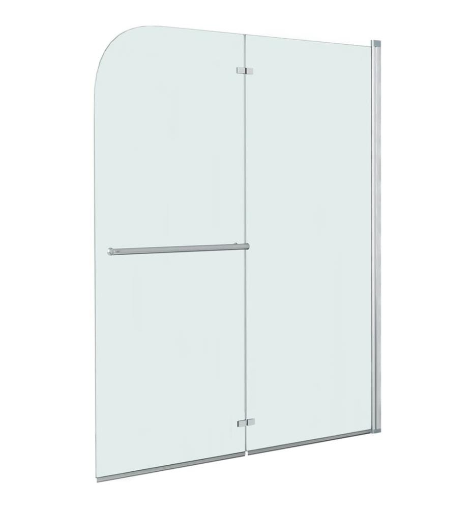 Cabine de douche pliable 2 panneaux ESG 120x140 cm