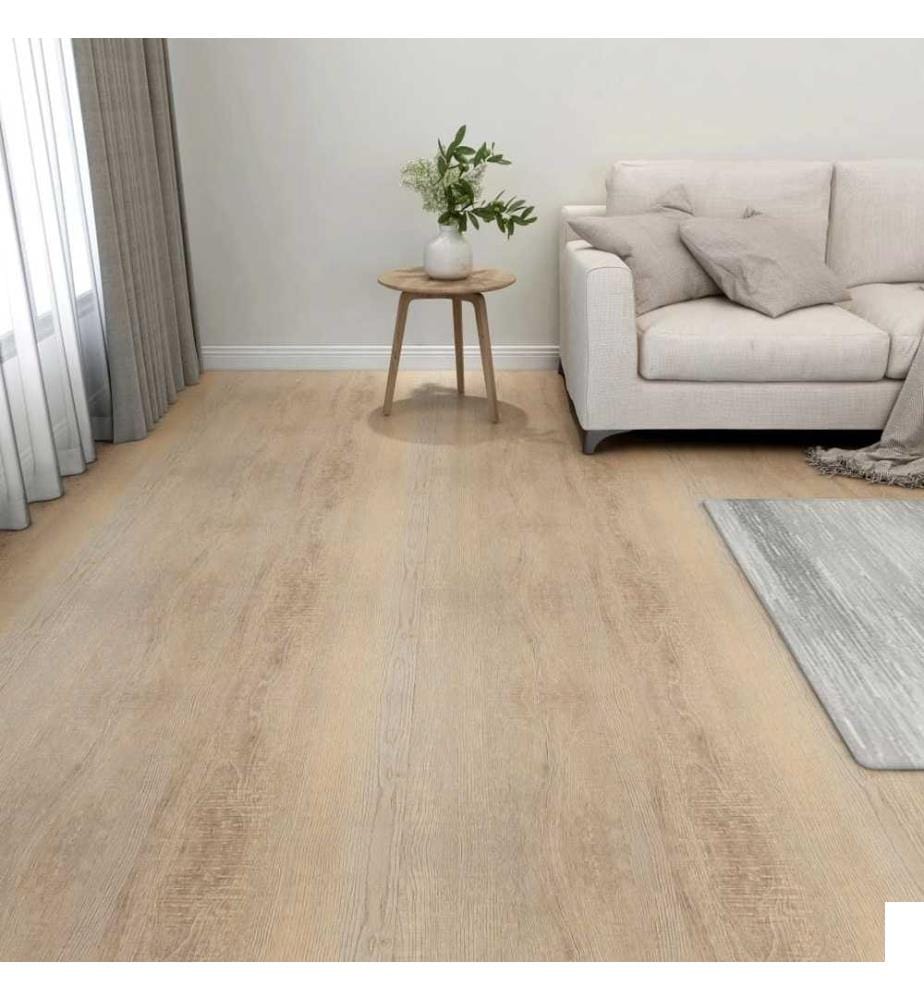 Planches de plancher autoadhésives 55 pcs PVC 5,11 m² Marron