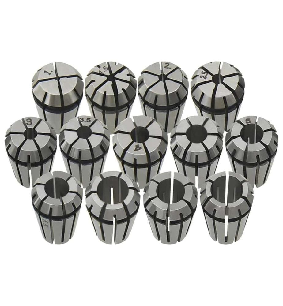 Douilles de serrage ER11 13 pcs Ensemble d'outils de tournage