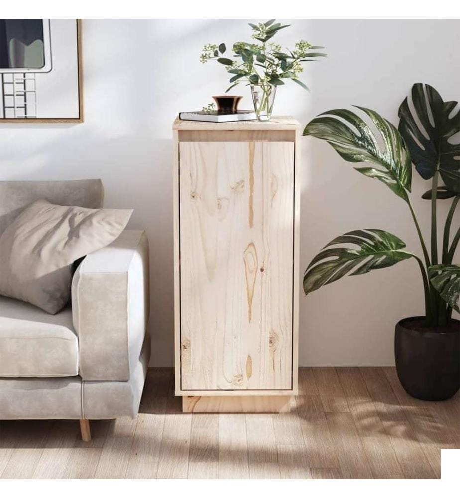 Buffet 31,5x34x75 cm Bois massif de pin