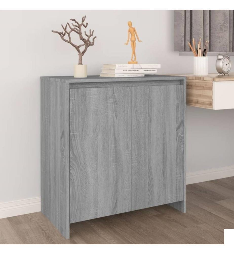 Buffet Sonoma gris 70x41x75 cm Bois d'ingénierie