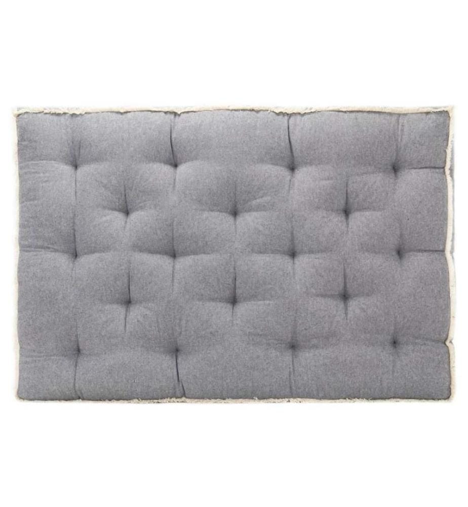 Coussin de canapé palette Anthracite 120x80x10 cm