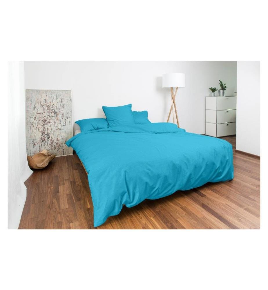 NIGHT FASHION - Taie d’oreiller Edi turquoise 65 x 100 cm