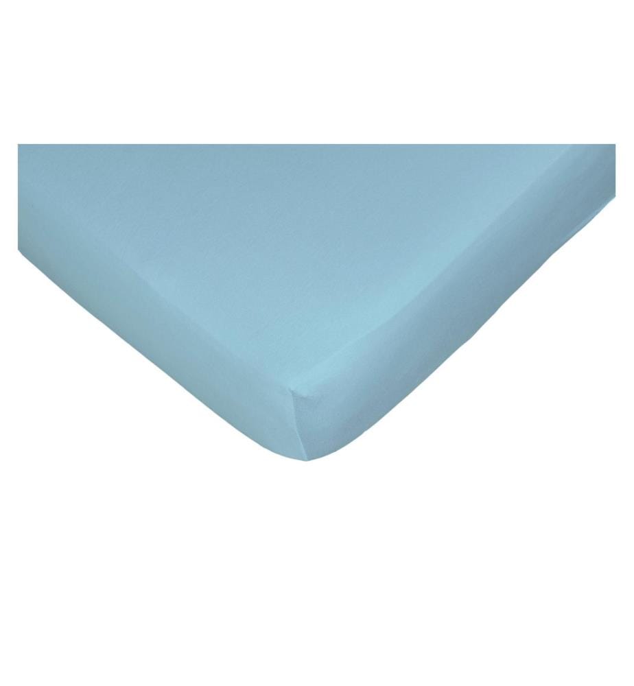 NIGHT FASHION - Drap-housse Jerry 90-100 x 200 cm, bleu clair