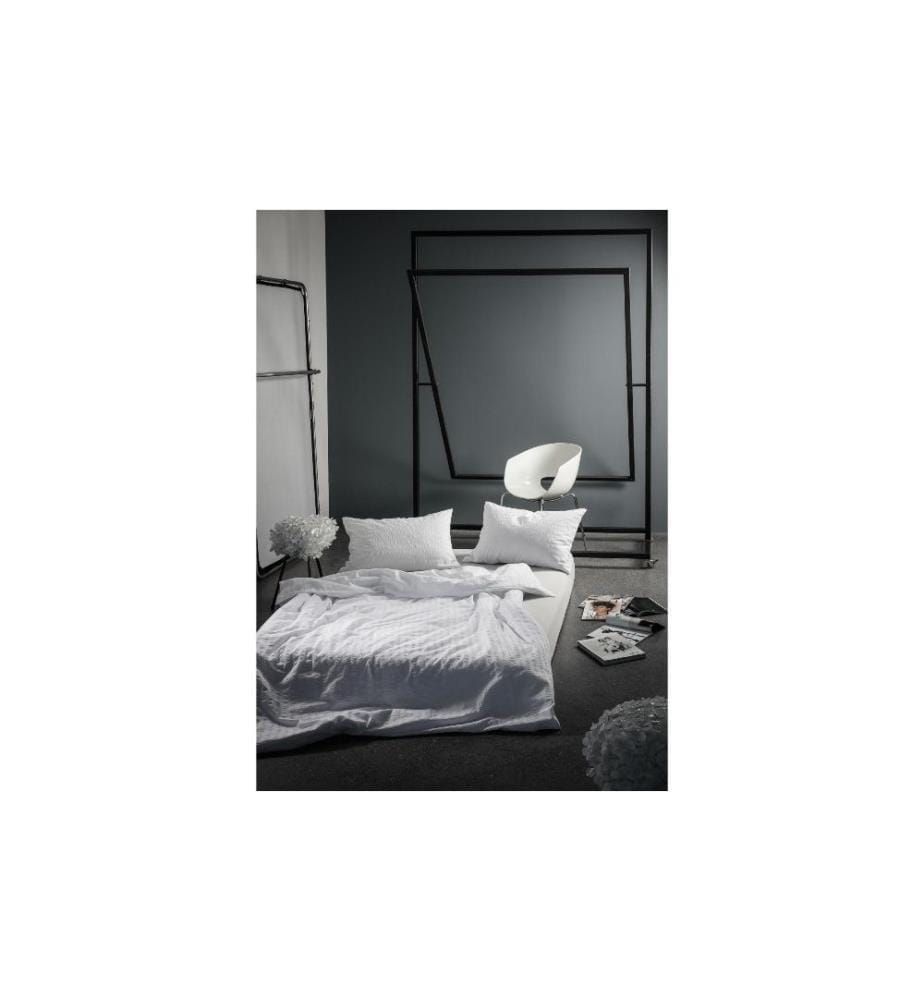 DIVINA TEXTIL AG - Housse de duvet Paloma Seersucker 160 x 210 cm