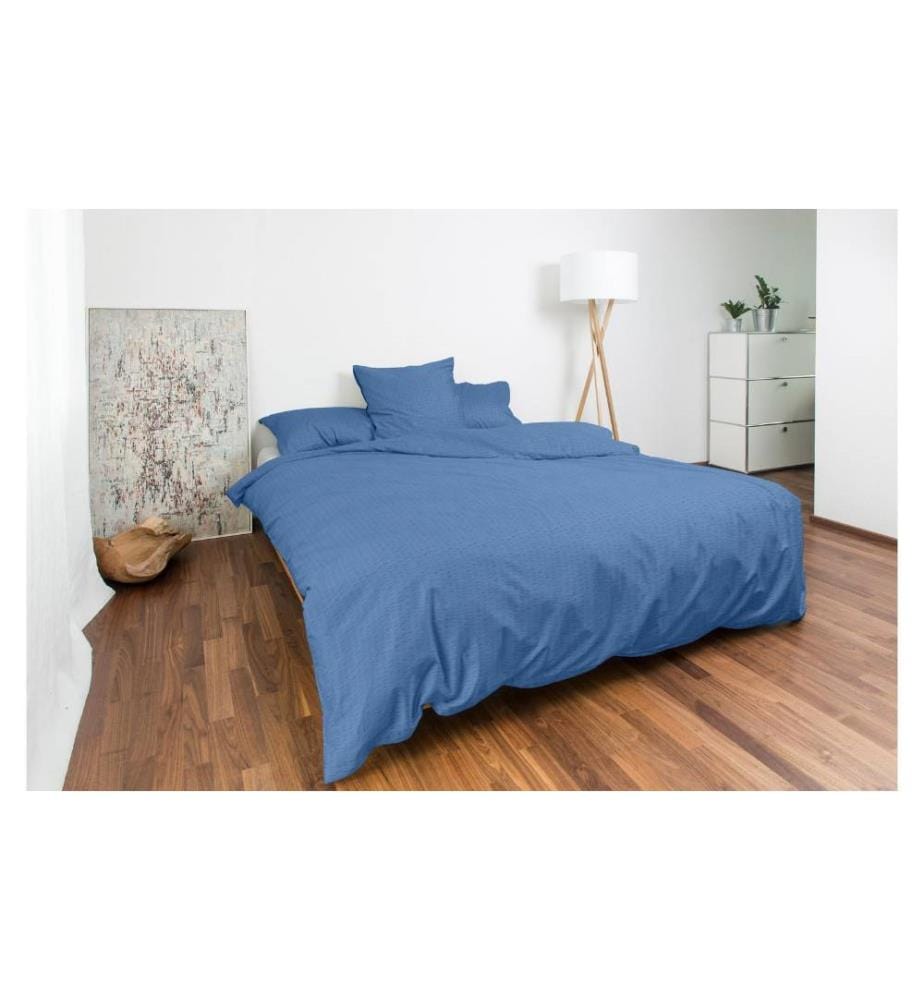NIGHT FASHION - Taie d’oreiller Edi 65 x 100 cm, Gris bleu