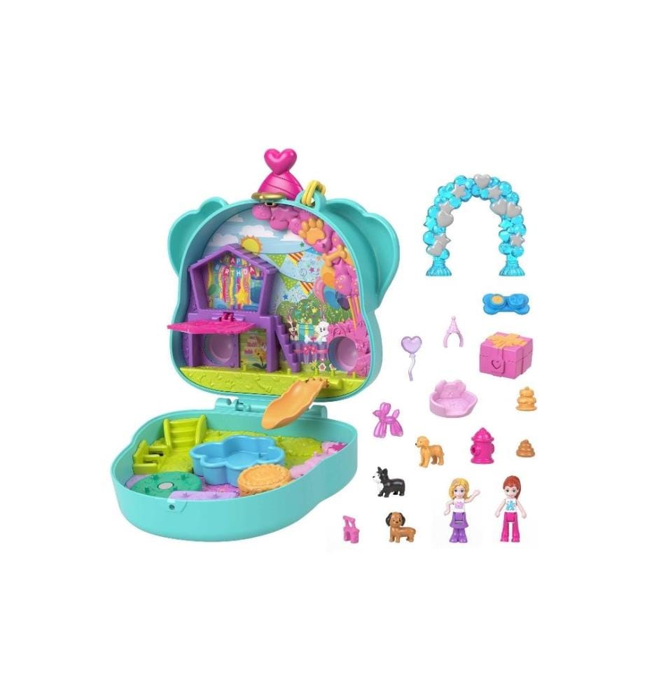 POLLY POCKET - Ensemble de pions POLLY POCKET - Doggy Birthday Bash
