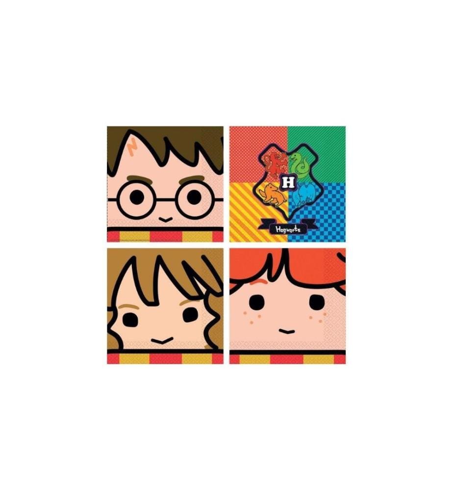 AMSCAN - Serviettes en papier Harry Potter 16 pièces