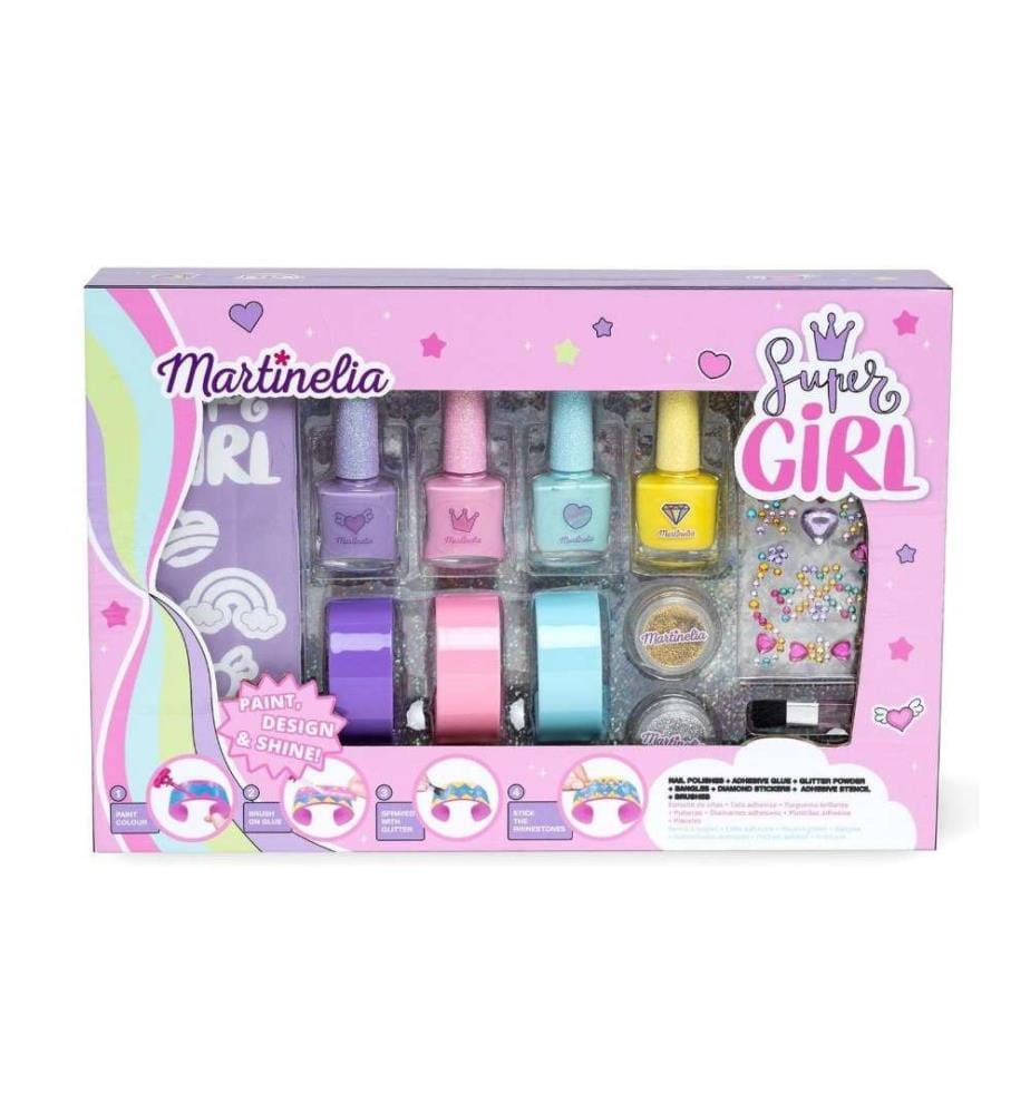 MARTINELIA - Beauté Super Girl Nails & Bracelets Set