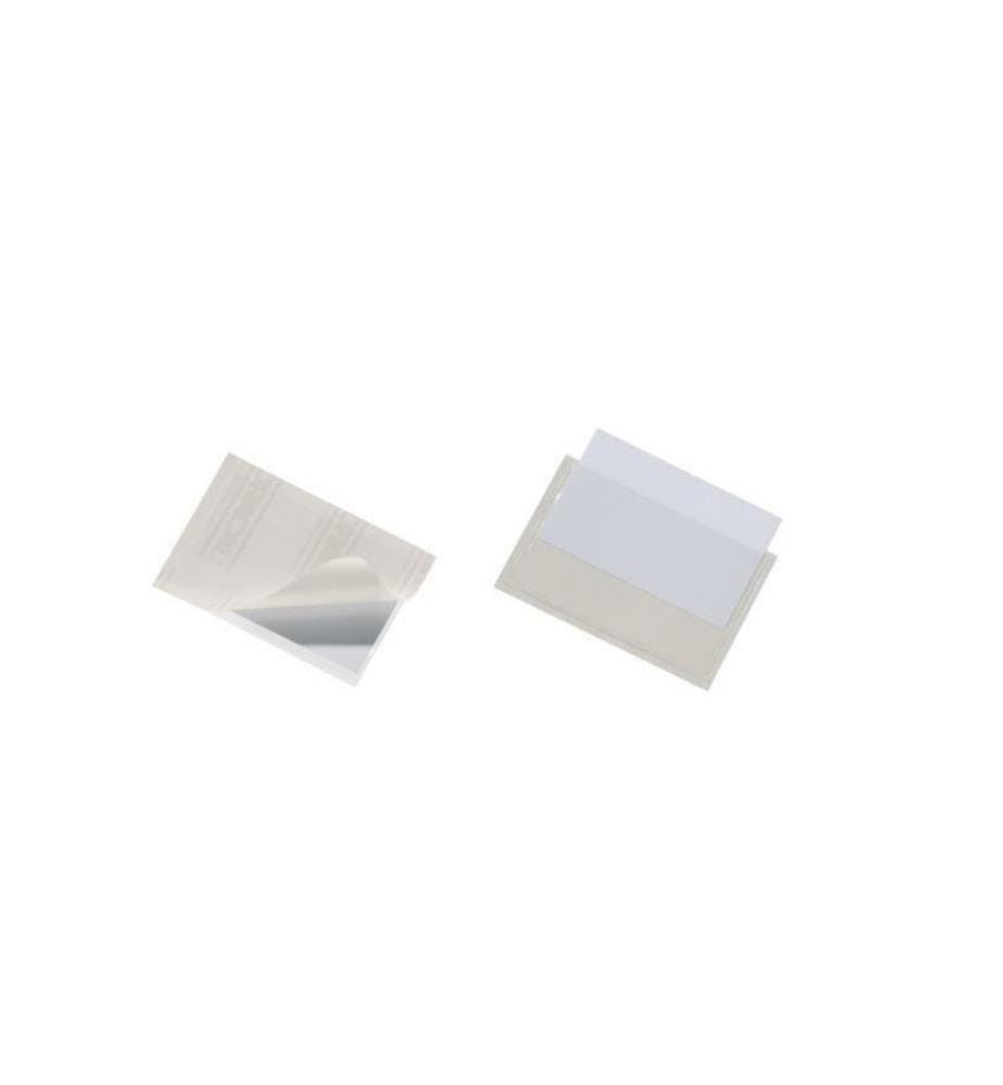 DURABLE - Étui pour cartes de visite auto-adhésif 57 x 90 mm, 100 pièces