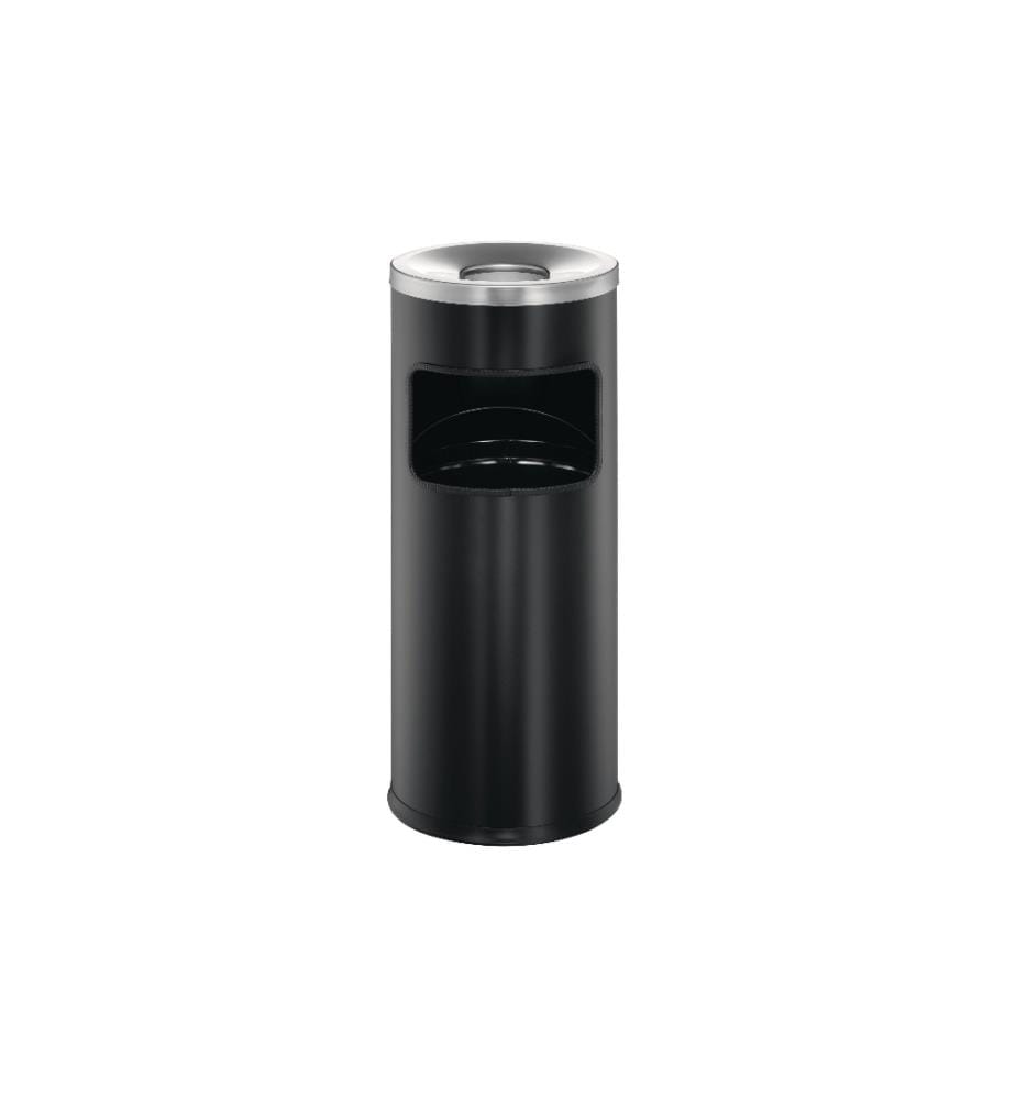 DURABLE - Poubelle avec cendrier 17 l, Noir