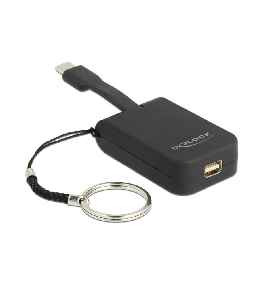 DELOCK - Adaptateur USB Type-C - Mini-DP 4K, 60Hz, avec porte-clés