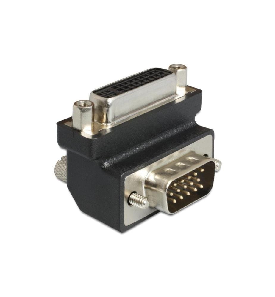 DELOCK - Adaptateur d'angle 90°, m-f VGA - DVI-A
