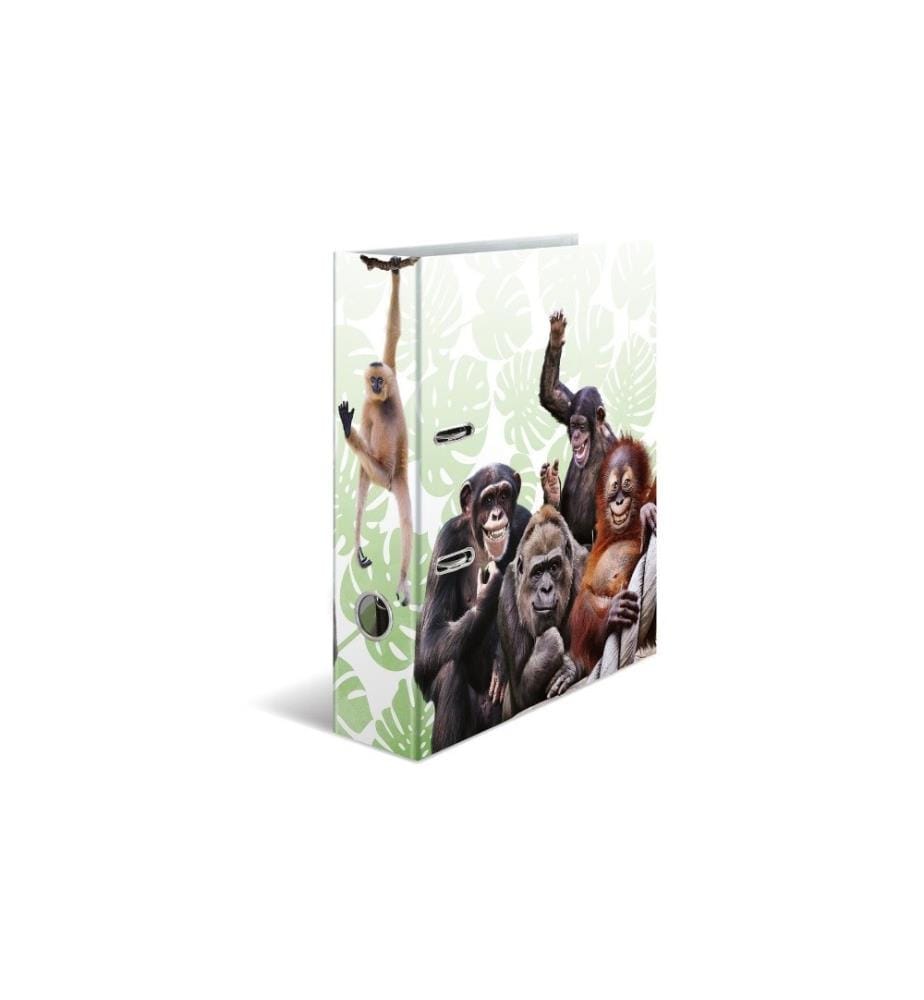 HERMA - Dossier Singes 7 cm, Multicolore