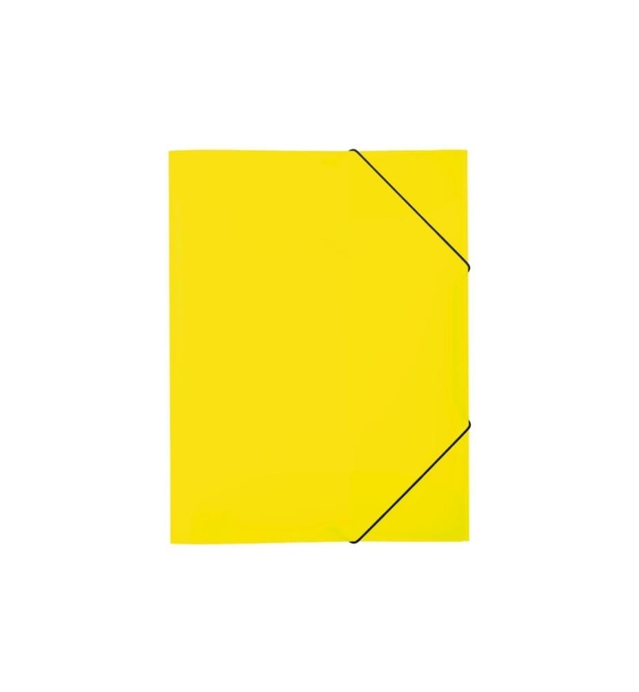 HERMA - Portfolio à ruban élastique Neon Jaune fluo