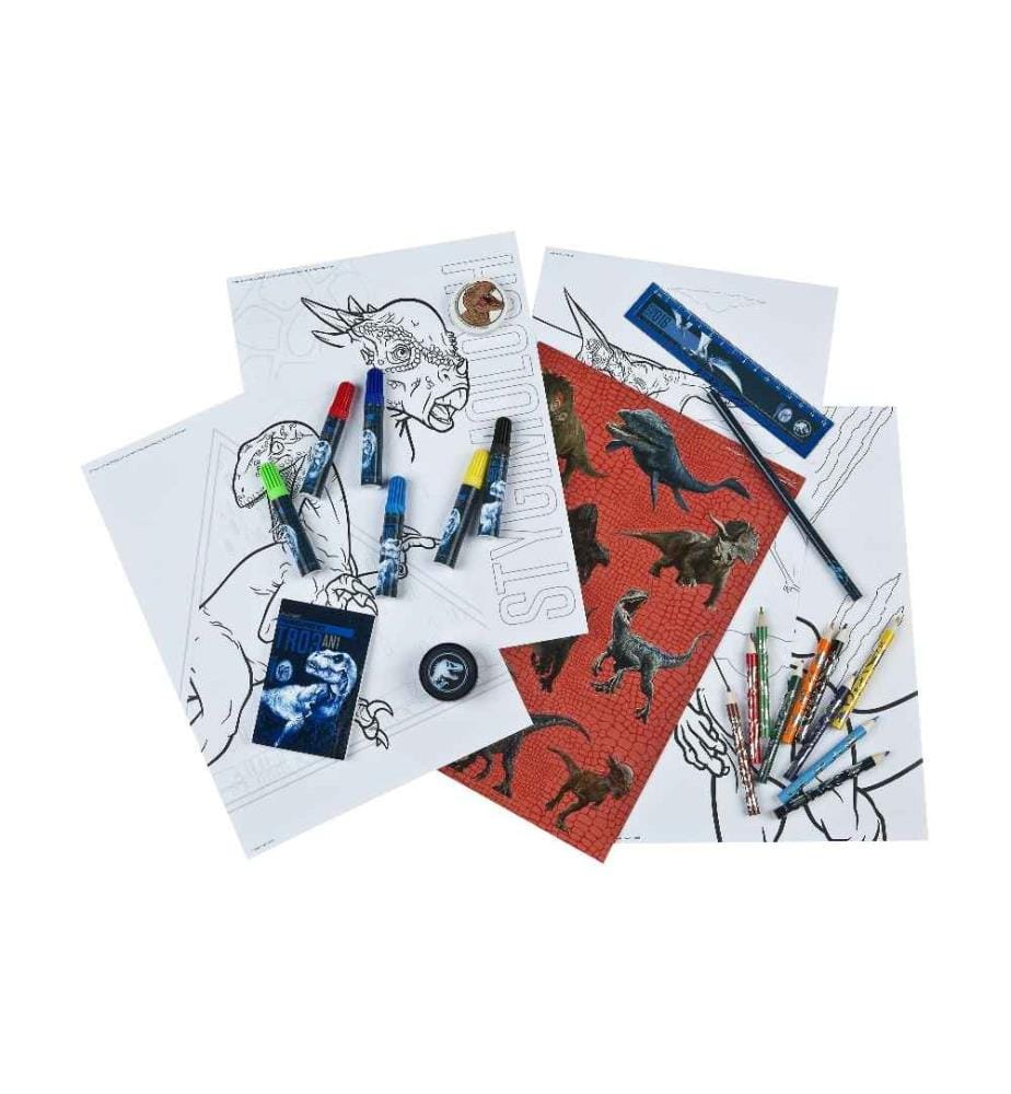 UNDERCOVER - Kits de peinture Jurassic World 35 pièces