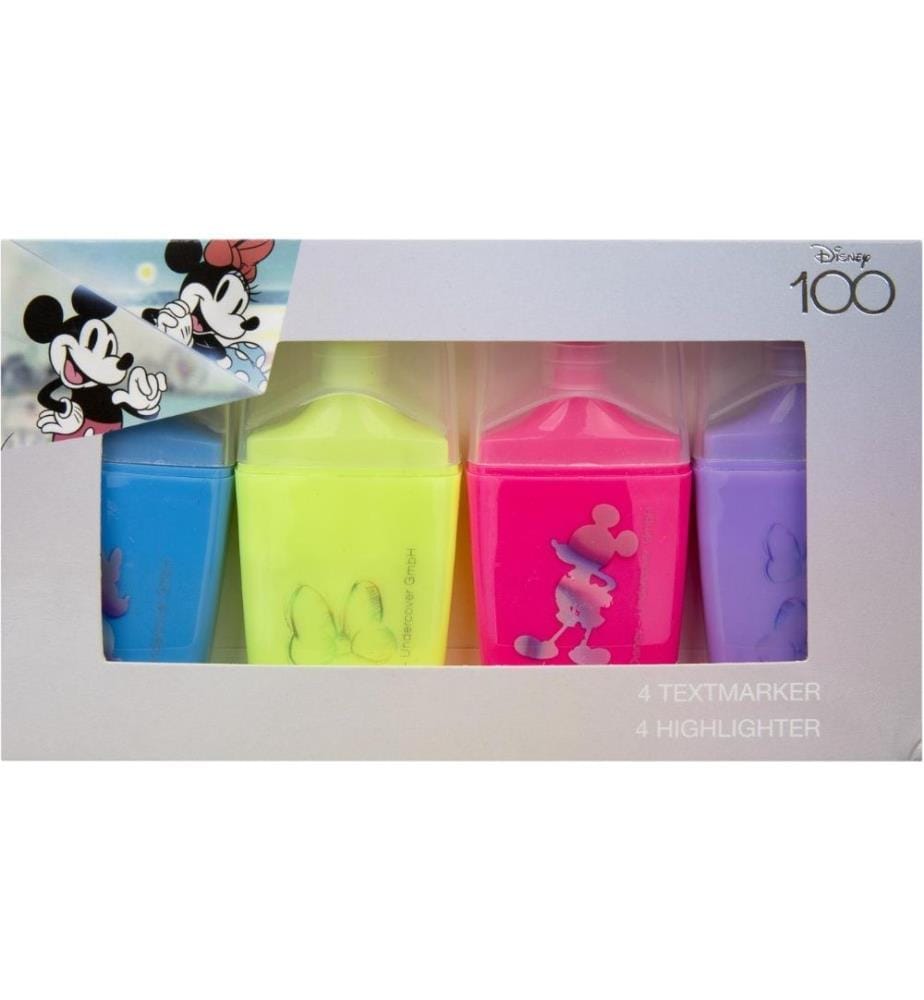 UNDERCOVER - Surligneur Minnie Mouse Paquet de 4