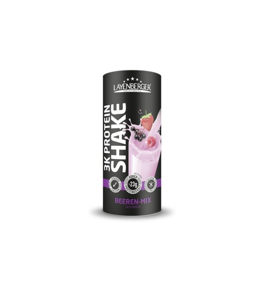 LAYENBERGER - Poudre 3K Protein-Shake Mélange de baies 360 g