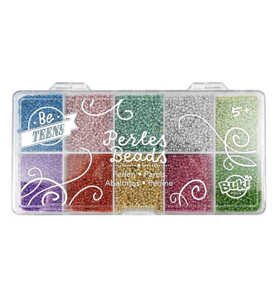 BUKI - Boîte de perles Be Teens Perles Perles Multicolore