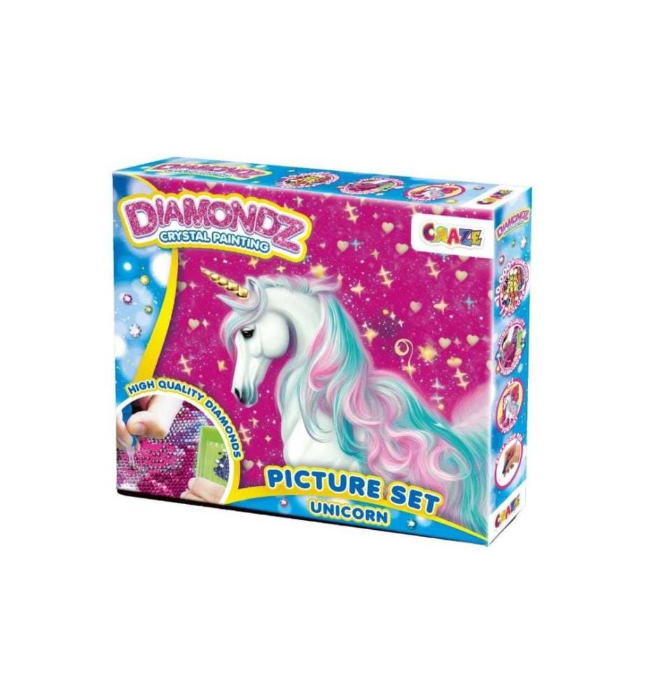 CRAZE - Kits de bricolage Diamondz – Picture Set Unicorn