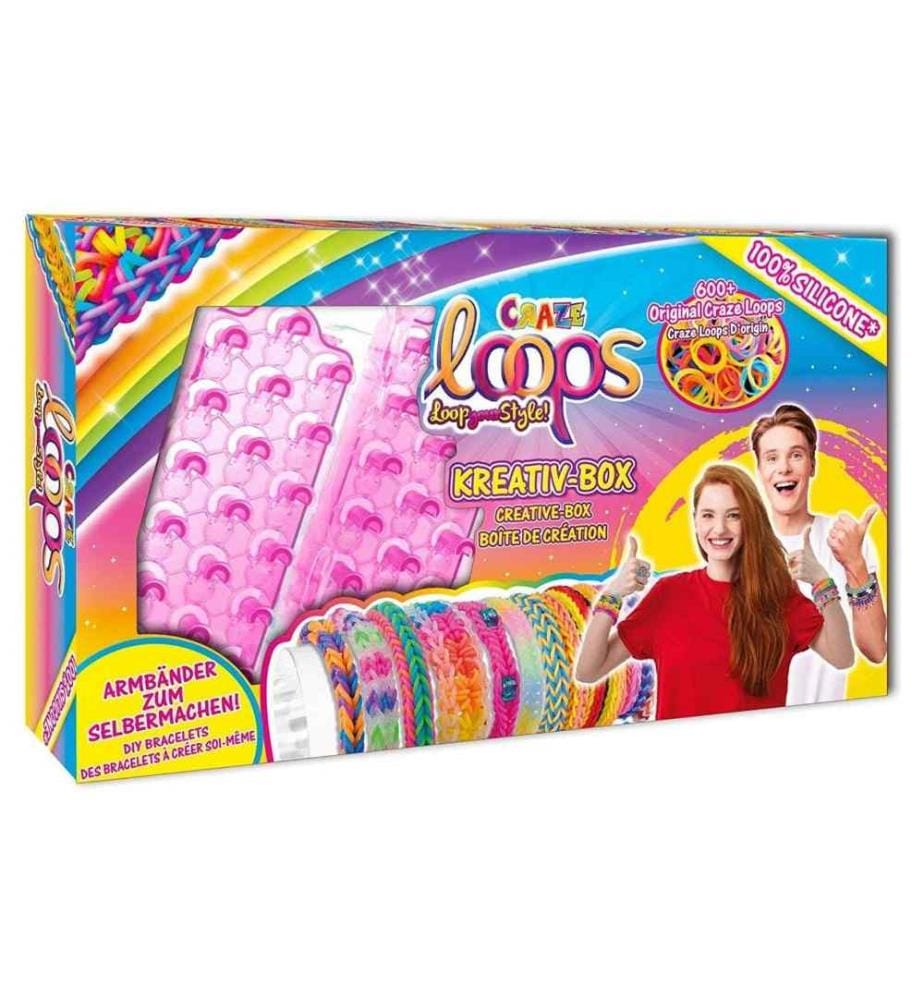 CRAZE - Kits de bricolage Loops – Boîte créative