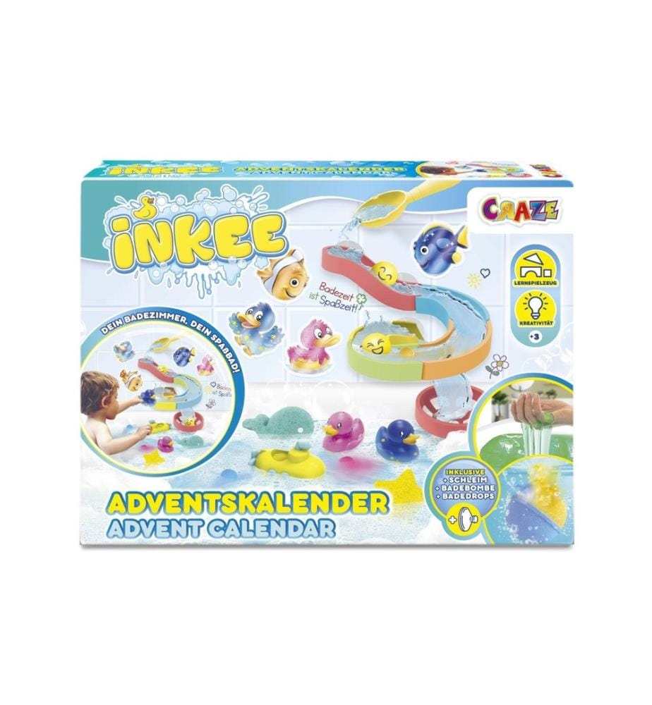 CRAZE - Calendrier de l'Avent Inkee Jouets pour le bain