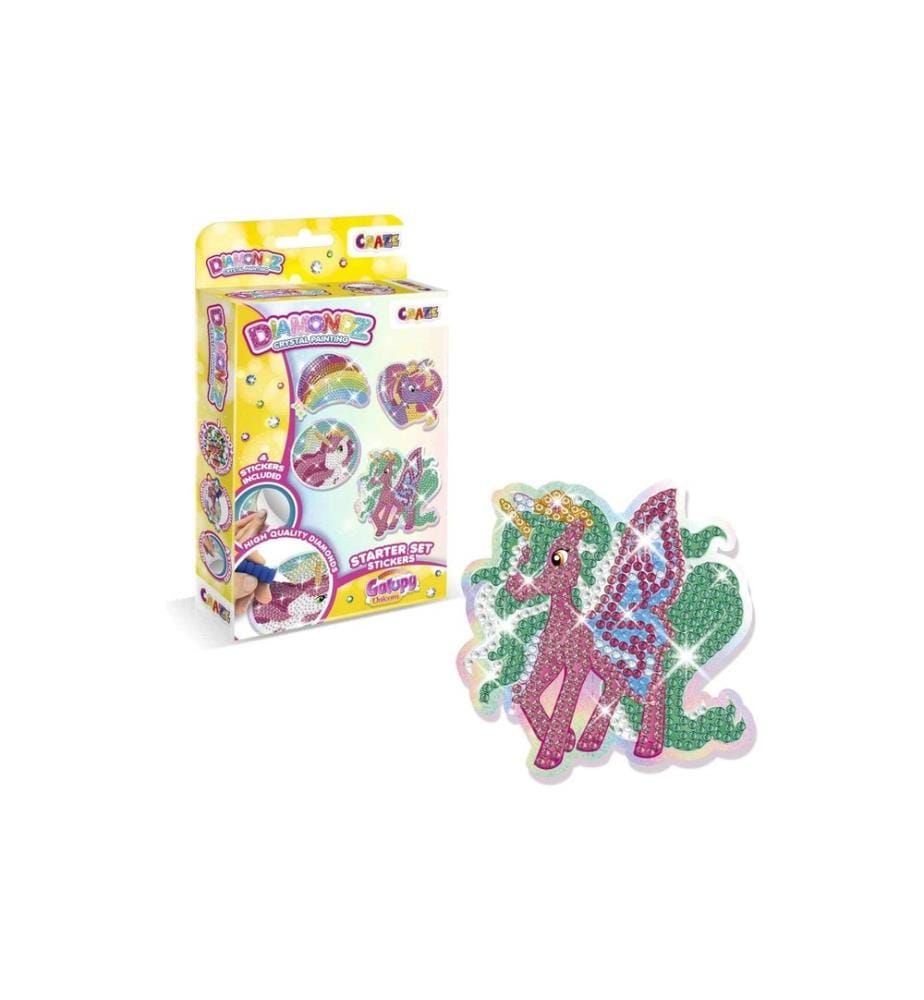 CRAZE - Diamondz Starter Set Stickers Galupy Unicorn